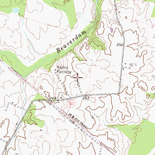 Topographic Map of Ashby Ponds, VA