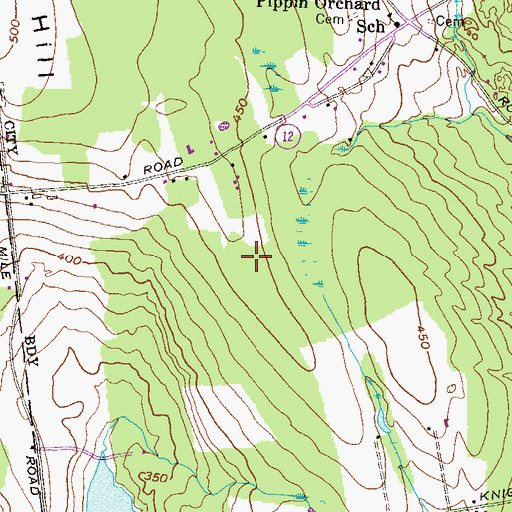 Topographic Map of Dermksien Orchard, RI