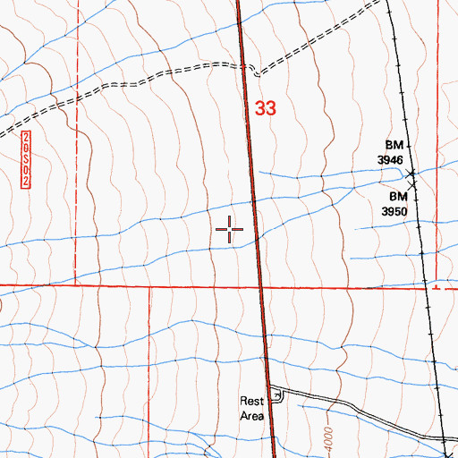 Topographic Map of Haiwee, CA