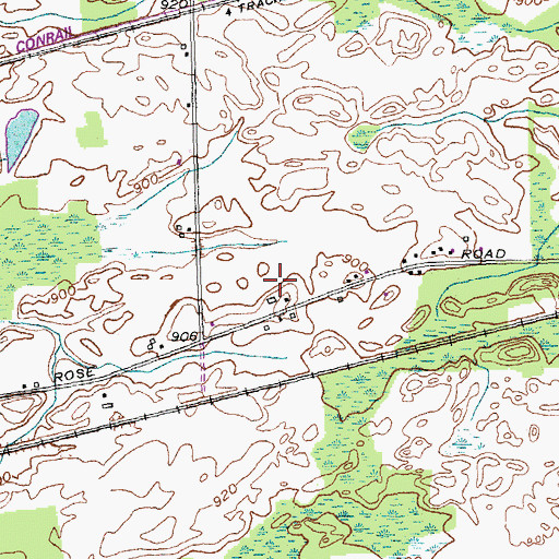 Topographic Map of Bolas Farms, NY