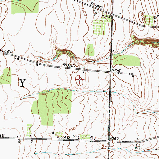 Topographic Map of Ransom Rail Farm, NY
