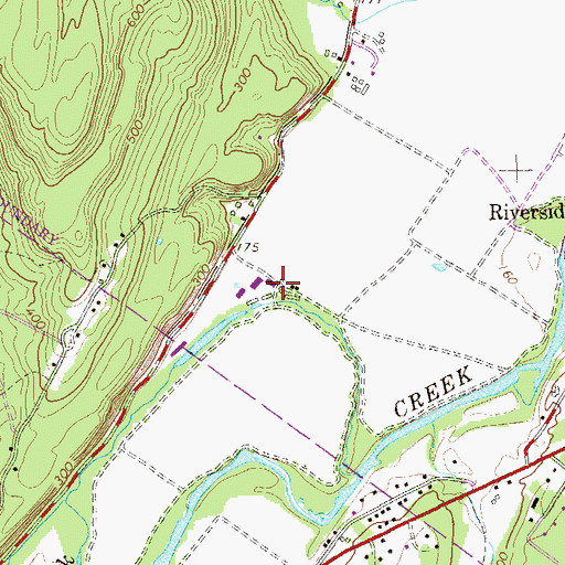 Topographic Map of Gill Corn Farms, NY
