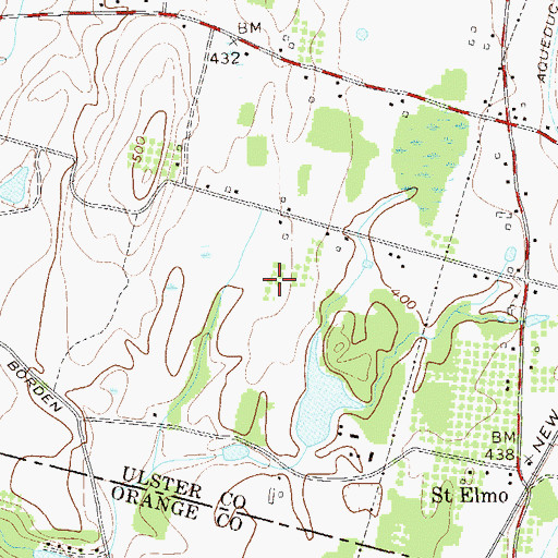 Topographic Map of Magnanini Winery, NY