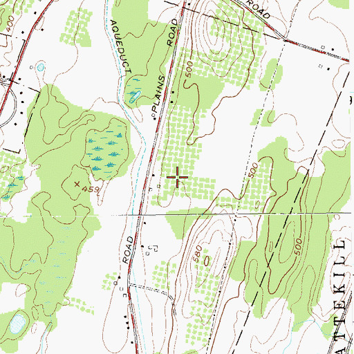 Topographic Map of Orchard Hill Nursery, NY