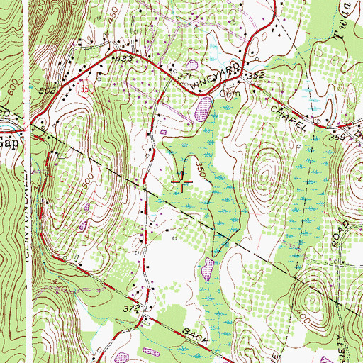 Topographic Map of P And D Farm And Nursery, NY