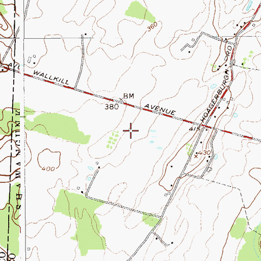 Topographic Map of Sir Waltree Plantation, NY