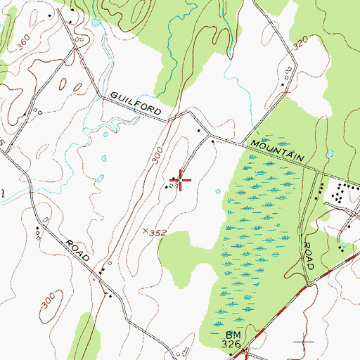 Topographic Map of Raindancer Farm, NY
