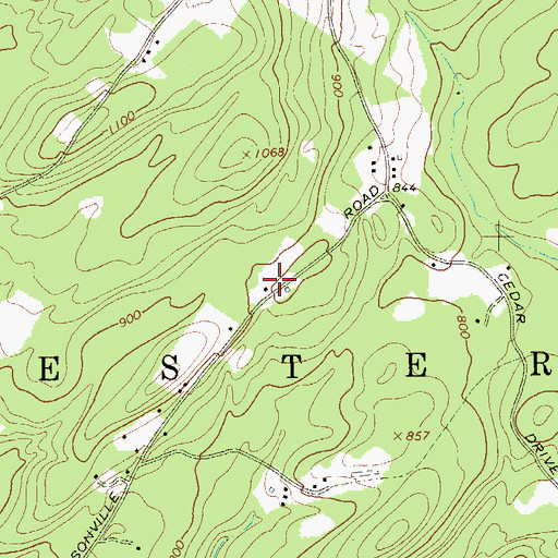Topographic Map of Catskill Native Nursery, NY