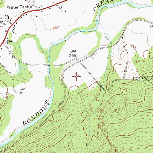 Topographic Map of Escot Valley Farm, NY