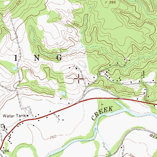 Topographic Map of Norwegian Wood Farm, NY