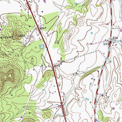 Topographic Map of Grace Fellowship Church, KY