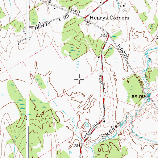 Topographic Map of Harmony Farm, NY