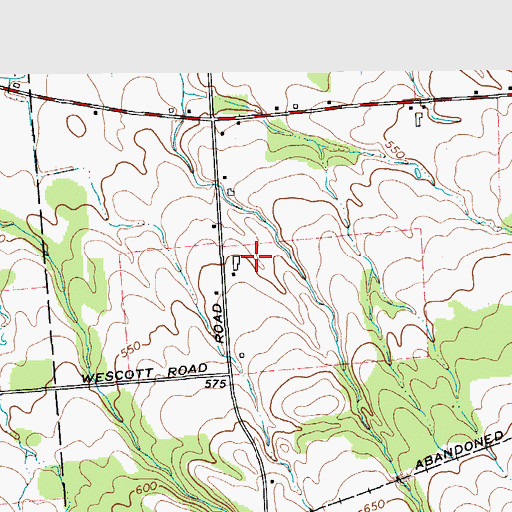 Topographic Map of Papas Dairy, NY