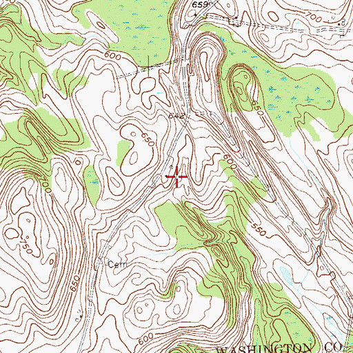 Topographic Map of Elihu Farm, NY