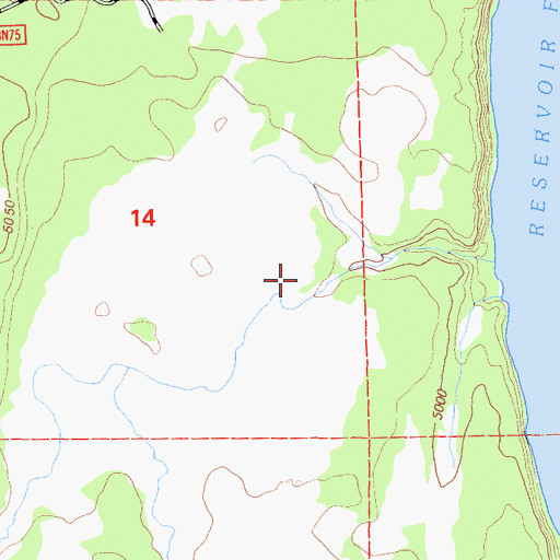 Topographic Map of Modoc National Forest, CA