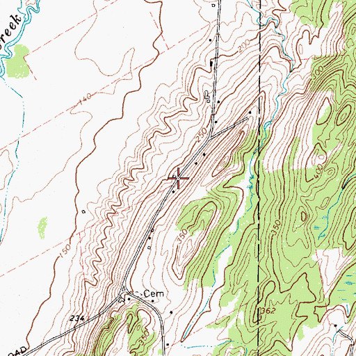 Topographic Map of M And A Farm, NY