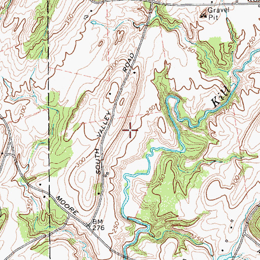 Topographic Map of Pleasant Valley Farm, NY