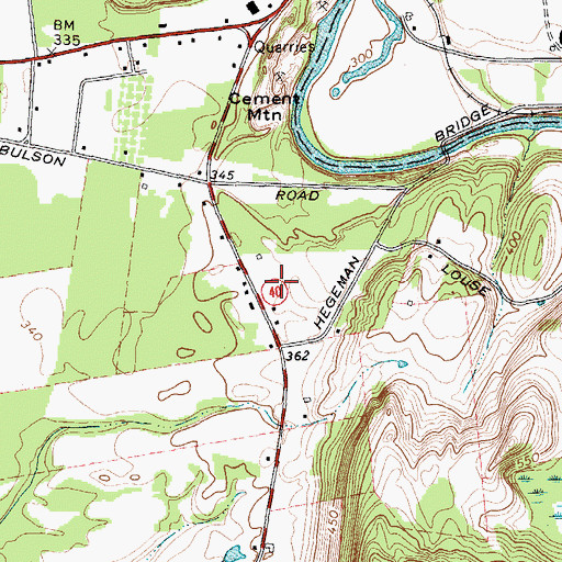 Topographic Map of R And R Farms, NY