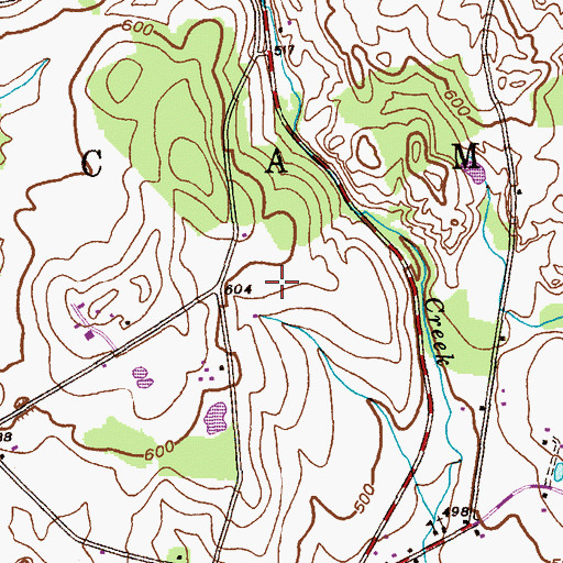 Topographic Map of Stannard Farm, NY