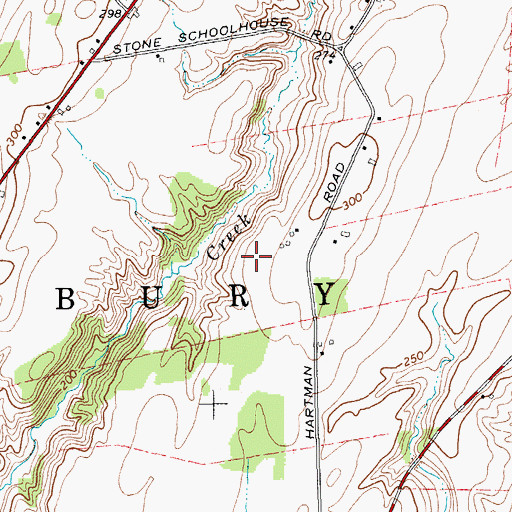 Topographic Map of Sunny Crest Tree Farm, NY