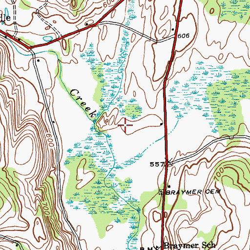 Topographic Map of Birch Hill Farm, NY