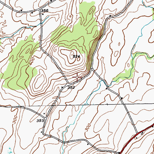 Topographic Map of Brookefield Farm, NY