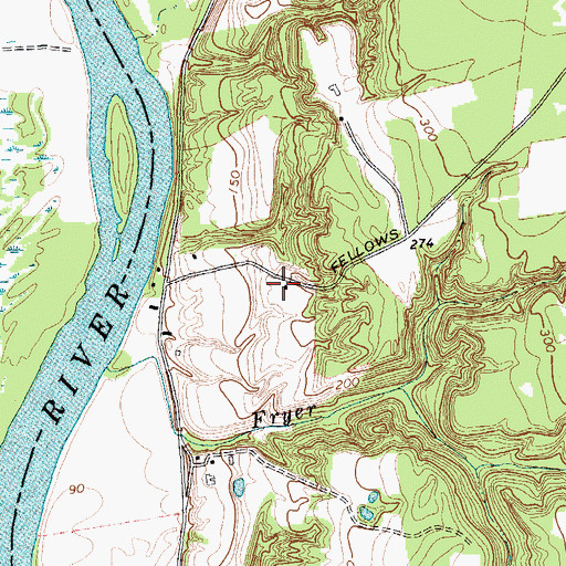 Topographic Map of Edgewood Farm, NY