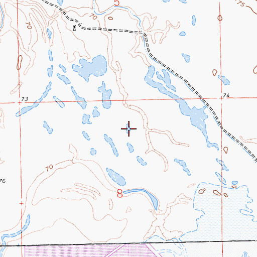 Topographic Map of Kesterson National Wildlife Refuge, CA
