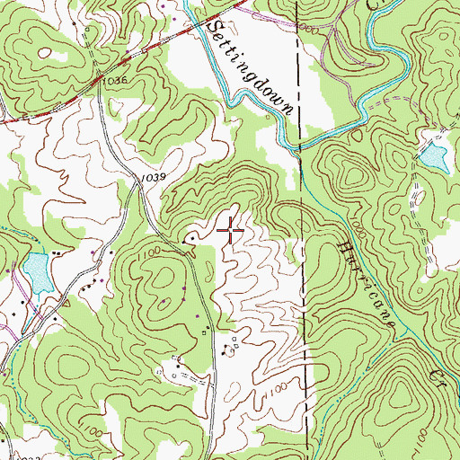 Topographic Map of Cherokee Quarry, GA