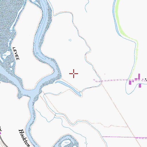 Topographic Map of Humboldt Bay National Wildlife Refuge, CA