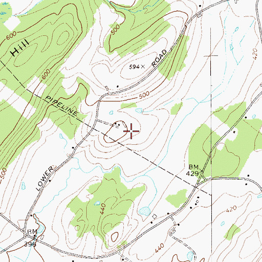 Topographic Map of Kezialain Farm, NY