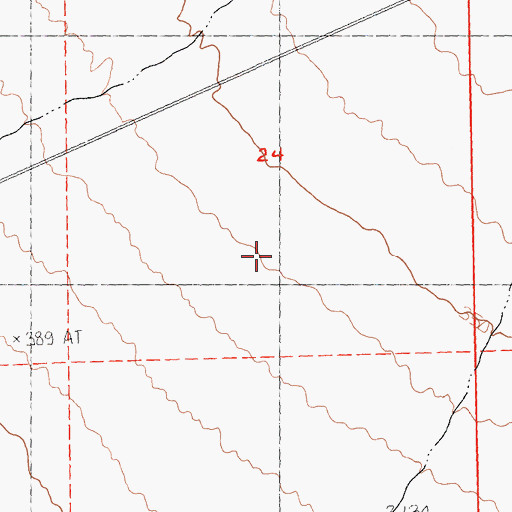 Topographic Map of Camp Granite (historical), CA