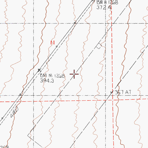 Topographic Map of Camp Iron Mountain (historical), CA