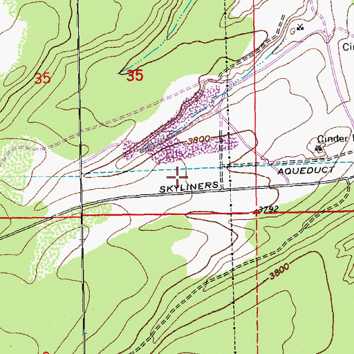 Topographic Map of William E Miller Elementary School, OR