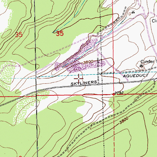 Topographic Map of William E Miller Elementary School, OR