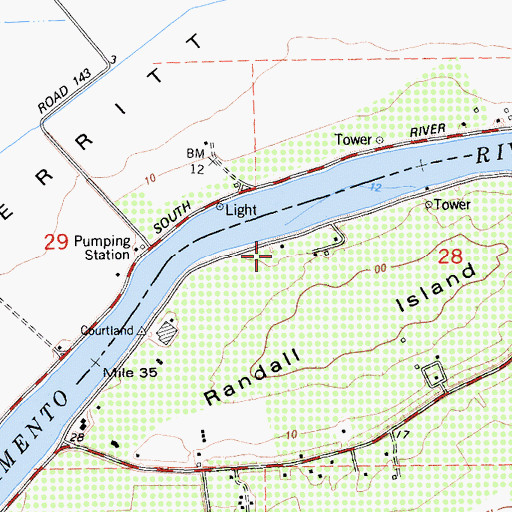 Topographic Map of Dean Landing Number B One Hundred Twelve, CA