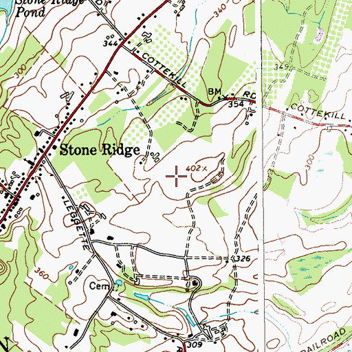 Topographic Map of Senate Gymnasium, NY