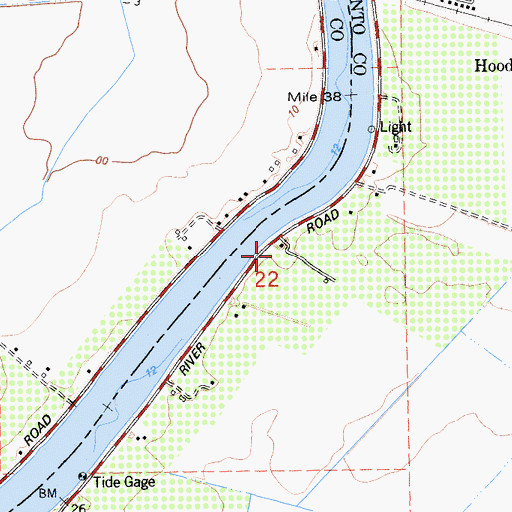 Topographic Map of Simpson LandingNumber One Hundred Twenty, CA