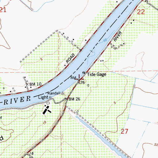 Topographic Map of Hollister Landing Number One Hundred Sixteen, CA