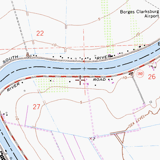 Topographic Map of Eagle Point Landing One Hundred Thirty-eight, CA