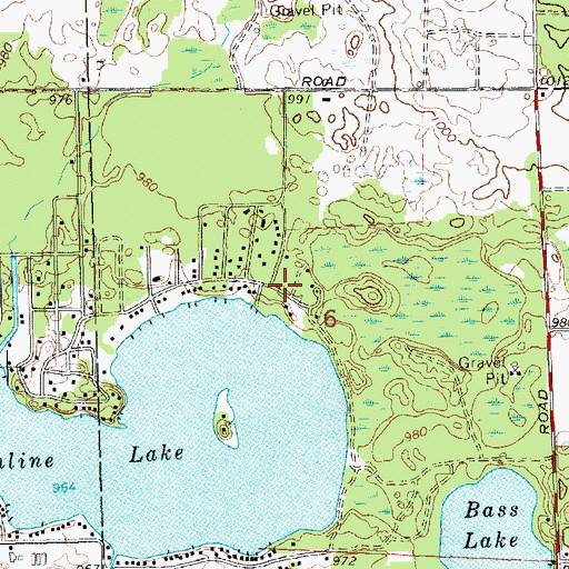Topographic Map of Schmied Park, MI