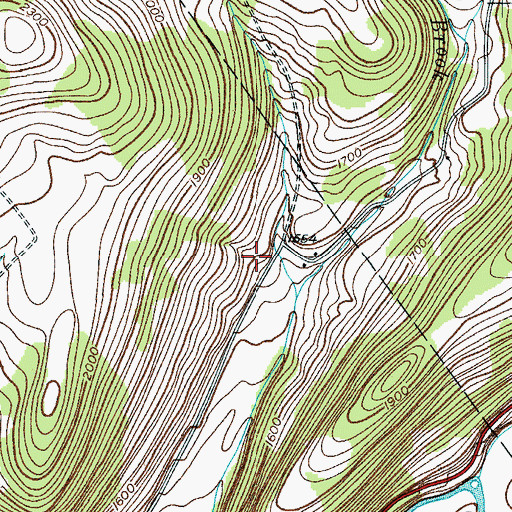 Topographic Map of High Meadows Farm, NY