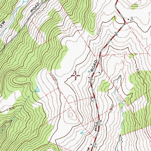 Topographic Map of Dunk Hill Farm, NY