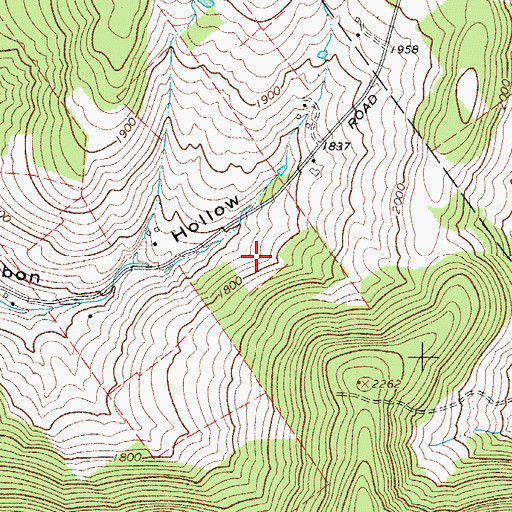 Topographic Map of Eagle Hollow Farm, NY