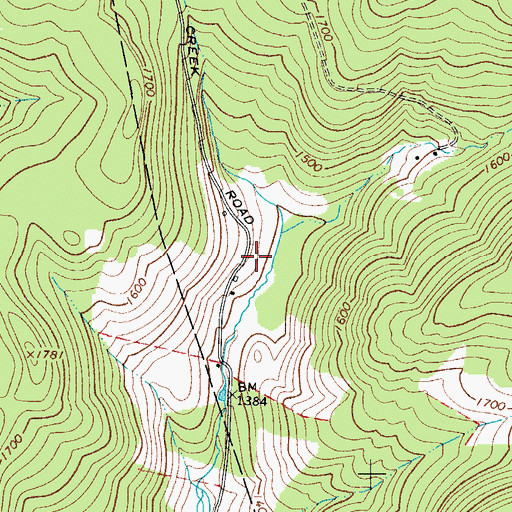 Topographic Map of Mountain Dell Farm, NY