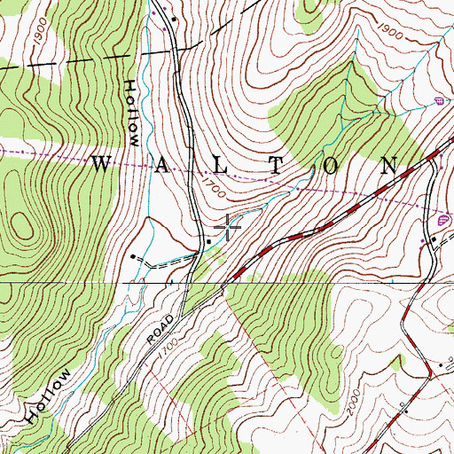 Topographic Map of Stony Creek Farm, NY