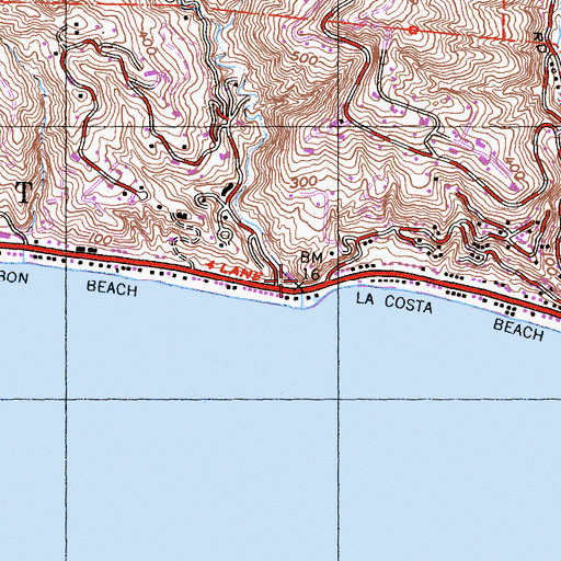 Topographic Map of Carbon Canyon, CA