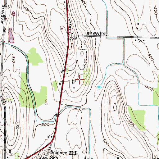 Topographic Map of Goat Bridge Farm, NY