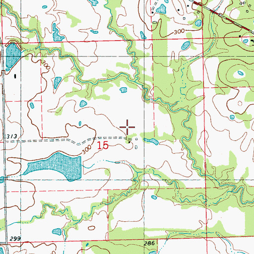 Topographic Map of City of Byram, MS