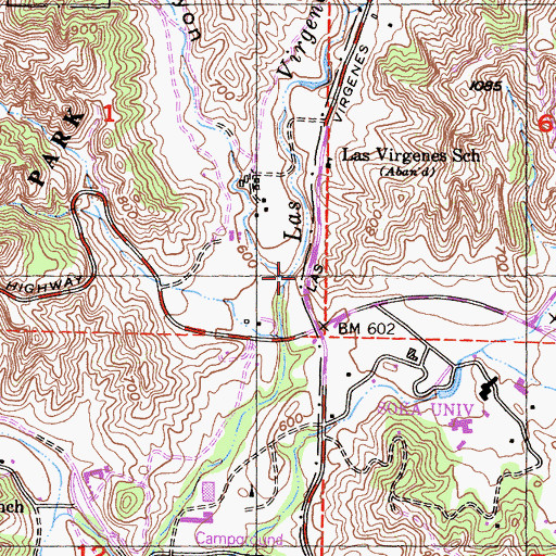 Topographic Map of Liberty Canyon, CA
